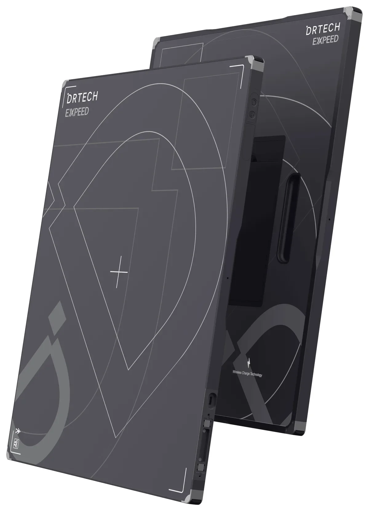 DRTECH EXPEED 3643N detector shown at an angle
