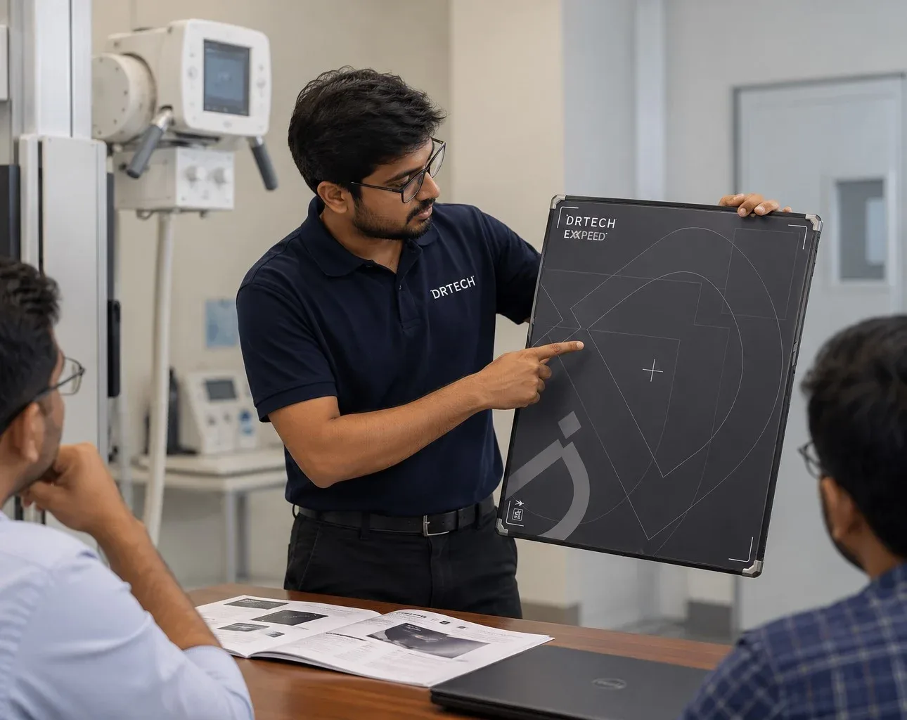 Dealer team in a product training session