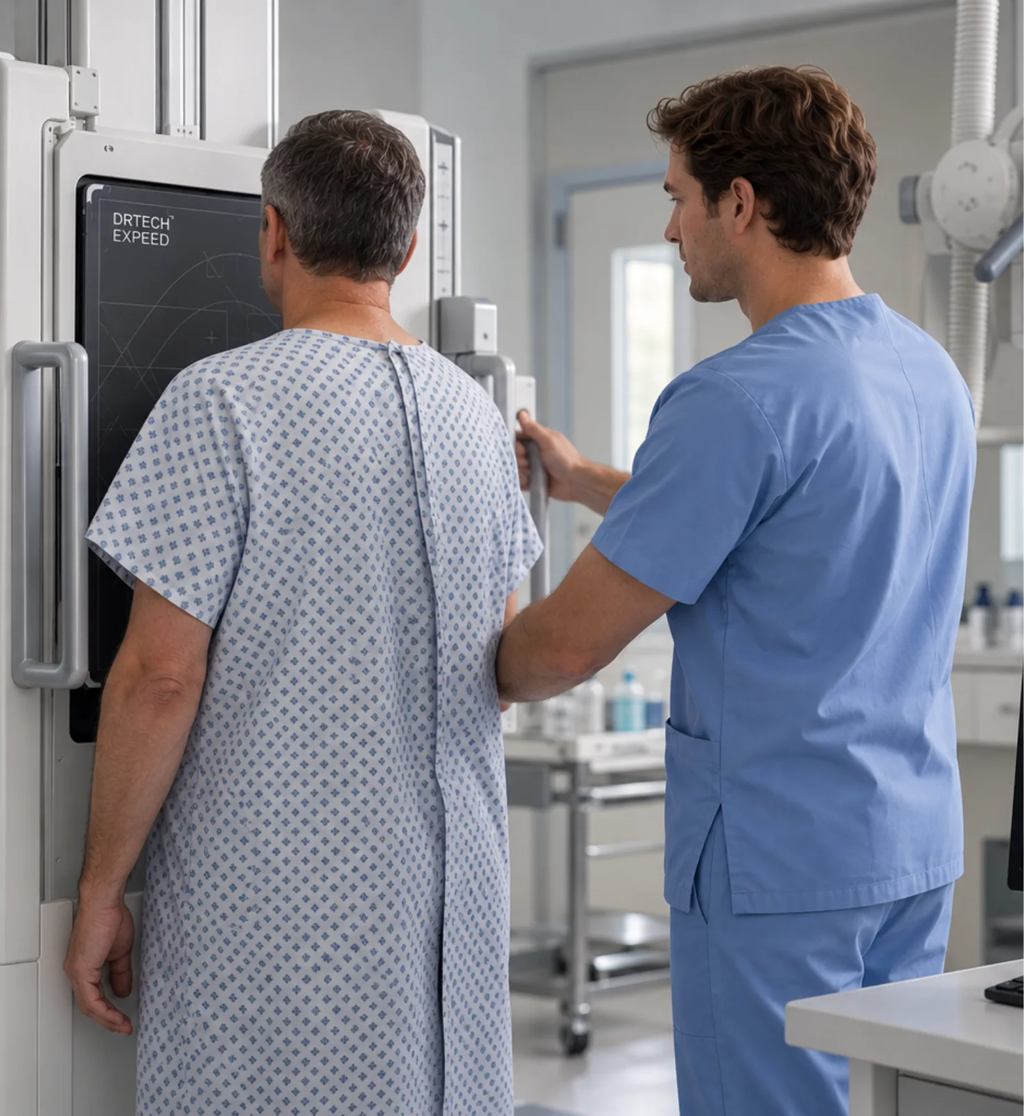 EXPEED 3643N in use through a patient list on one charge